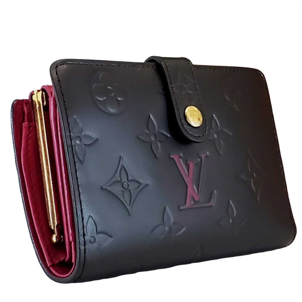 Authentic Louis Vuitton Vienova Wallet Red